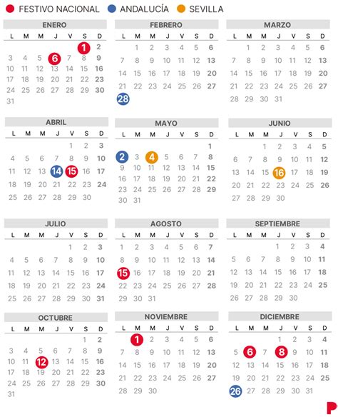 calendario festivos sevilla 2022